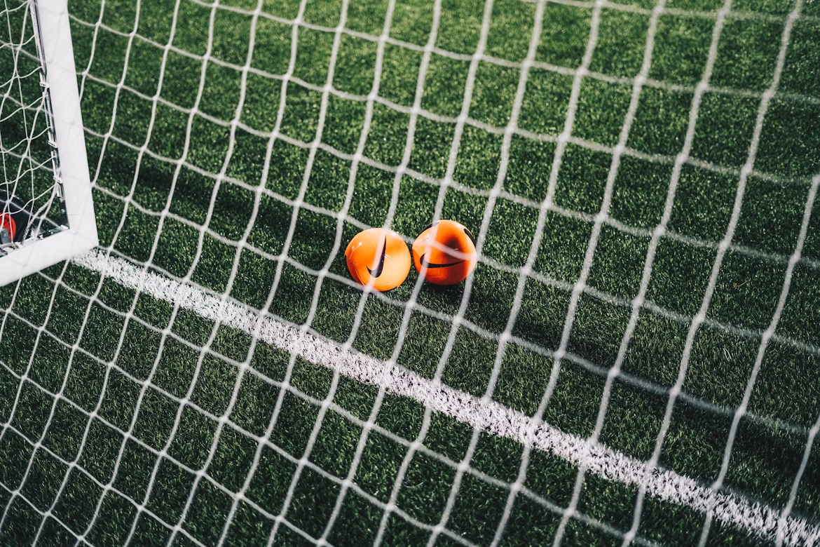Football on grass